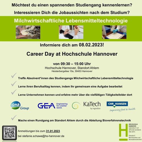 Career Day at Hochschule Hannover – informiere dich!
